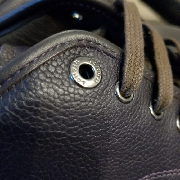 Lanvin Cap Toe Sneaker "Purple" UK sz 7 - Picture 4 of 4